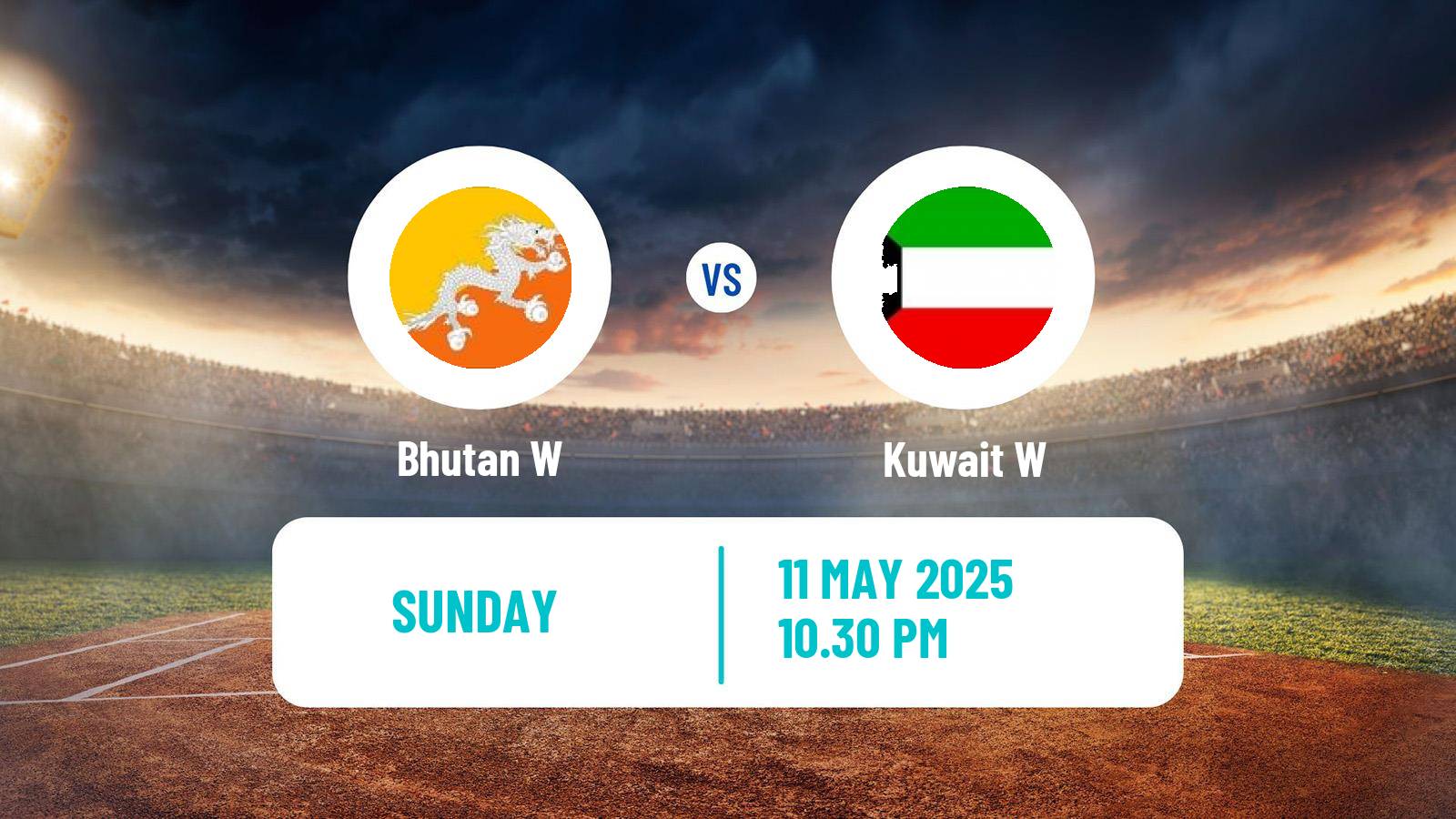 Cricket ICC World Twenty20 Women Bhutan W - Kuwait W