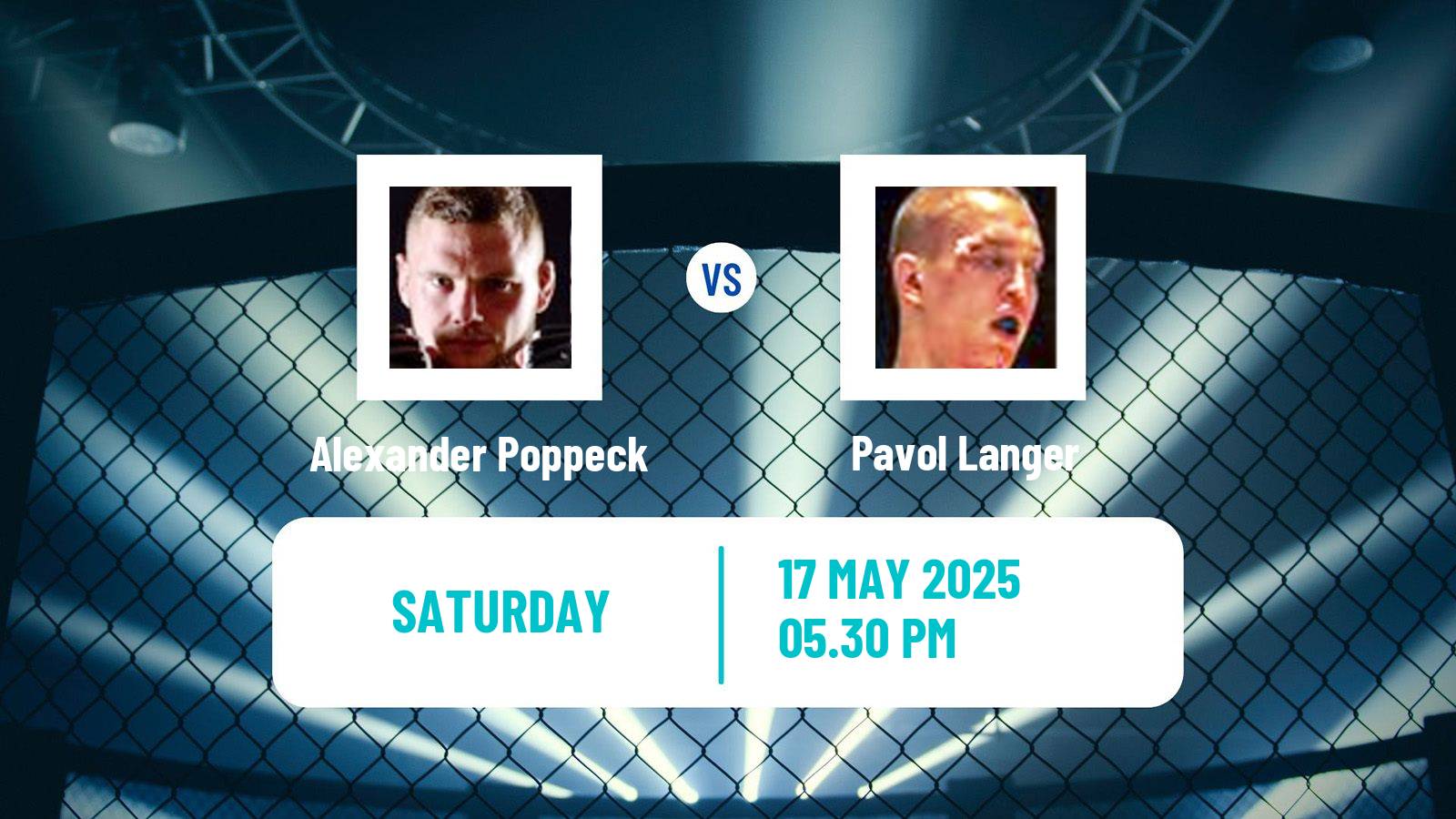 MMA Light Heavyweight Oktagon Men Alexander Poppeck - Pavol Langer