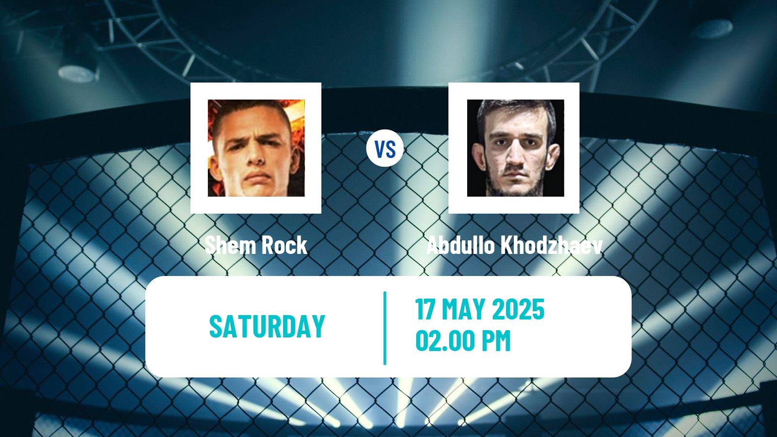 MMA Lightweight Oktagon Men Shem Rock - Abdullo Khodzhaev