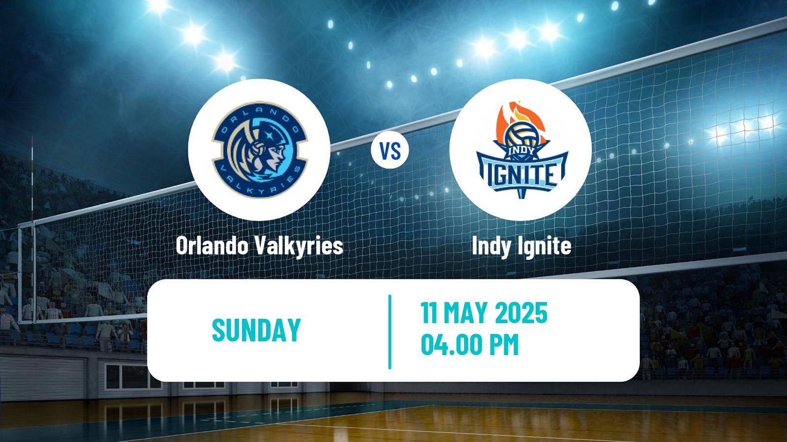 Volleyball PVF Women Orlando Valkyries - Indy Ignite