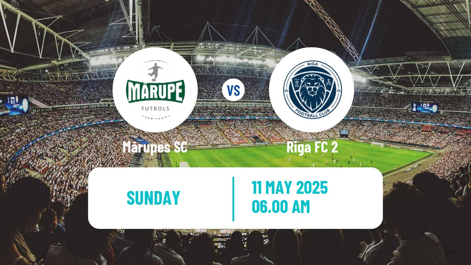 Soccer Latvian 1 Liga Mārupe - Riga 2