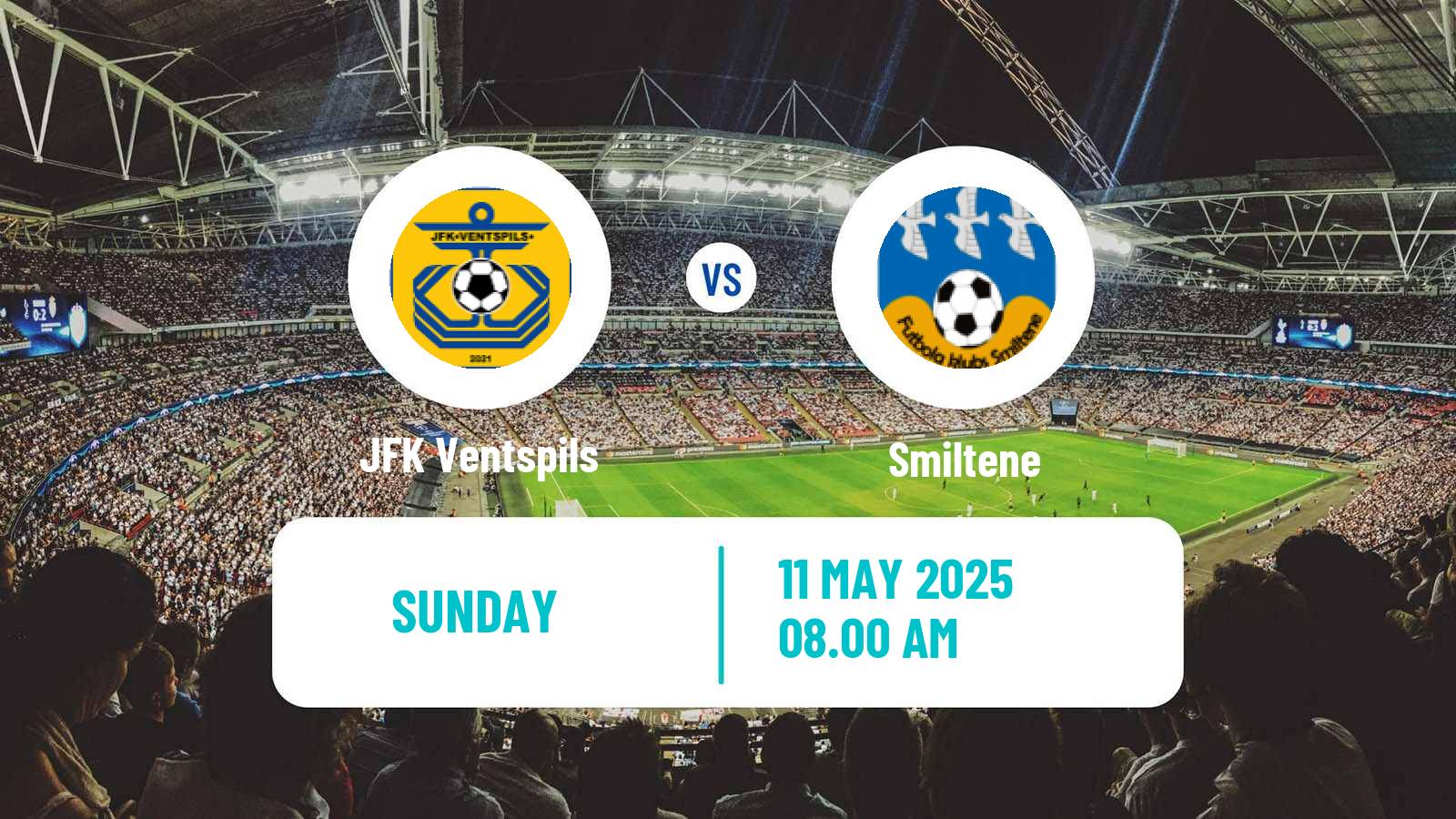 Soccer Latvian 1 Liga JFK Ventspils - Smiltene