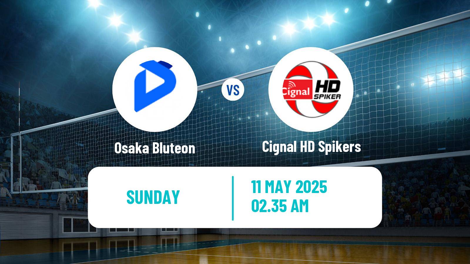 Volleyball Asian Club Championship Volleyball Osaka Bluteon - Cignal HD Spikers