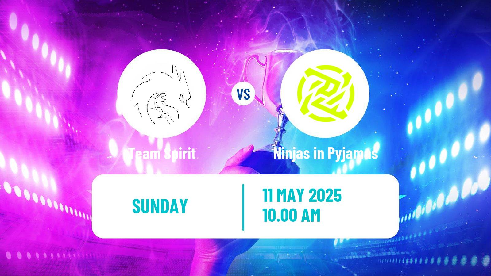 Esports Counter Strike Pgl Astana Team Spirit - Ninjas in Pyjamas