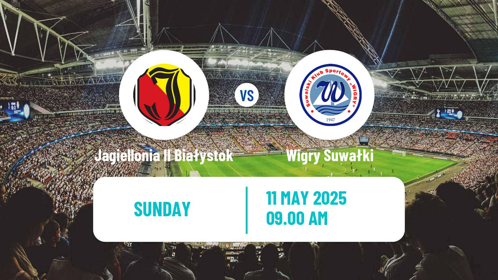 Soccer Polish Division 3 - Group I Jagiellonia II Białystok - Wigry Suwałki