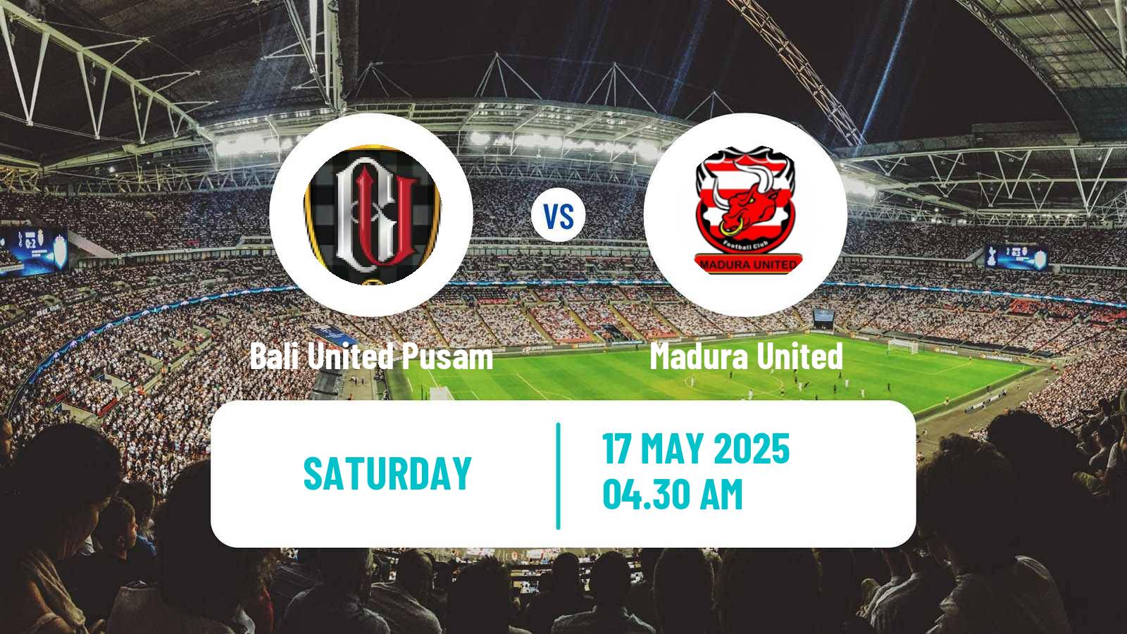 Soccer Indonesian Liga 1 Bali United Pusam - Madura United