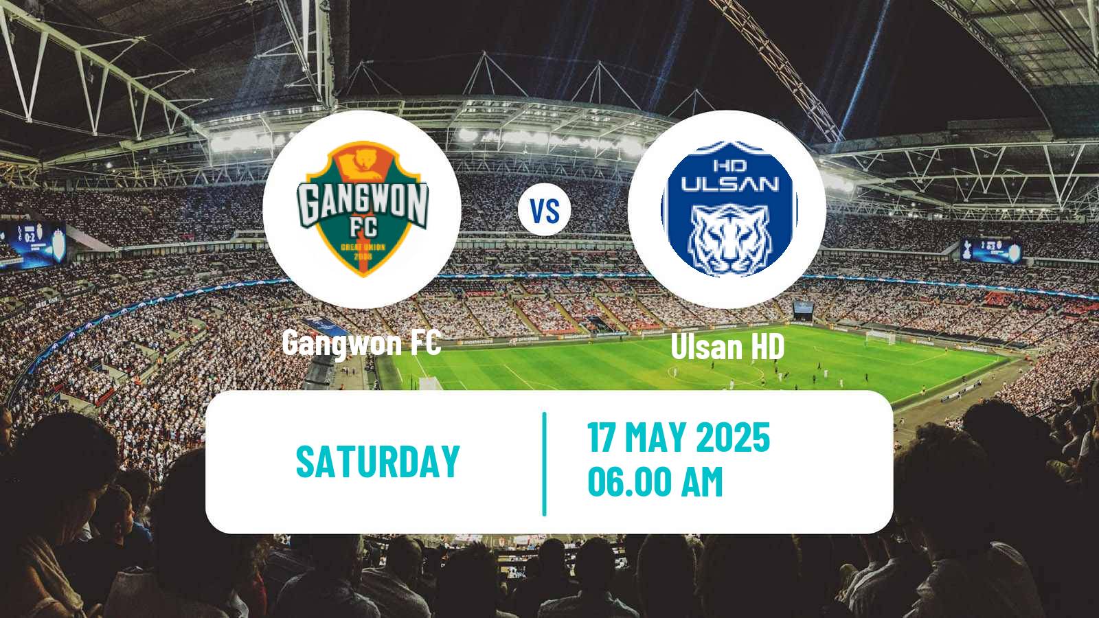 Soccer South Korean K-League 1 Gangwon - Ulsan HD