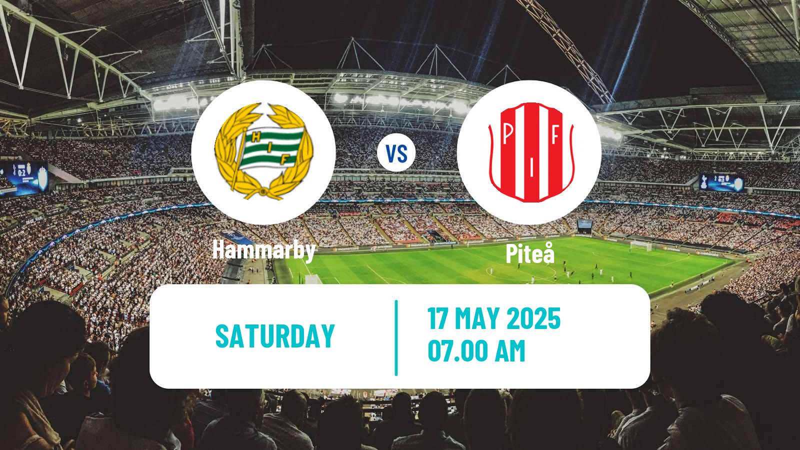 Soccer Swedish Allsvenskan Women Hammarby - Piteå
