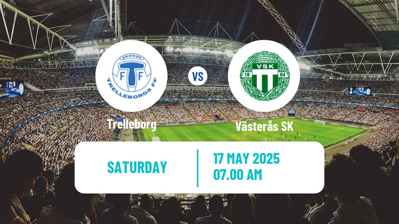 Soccer Swedish Superettan Trelleborg - Västerås SK