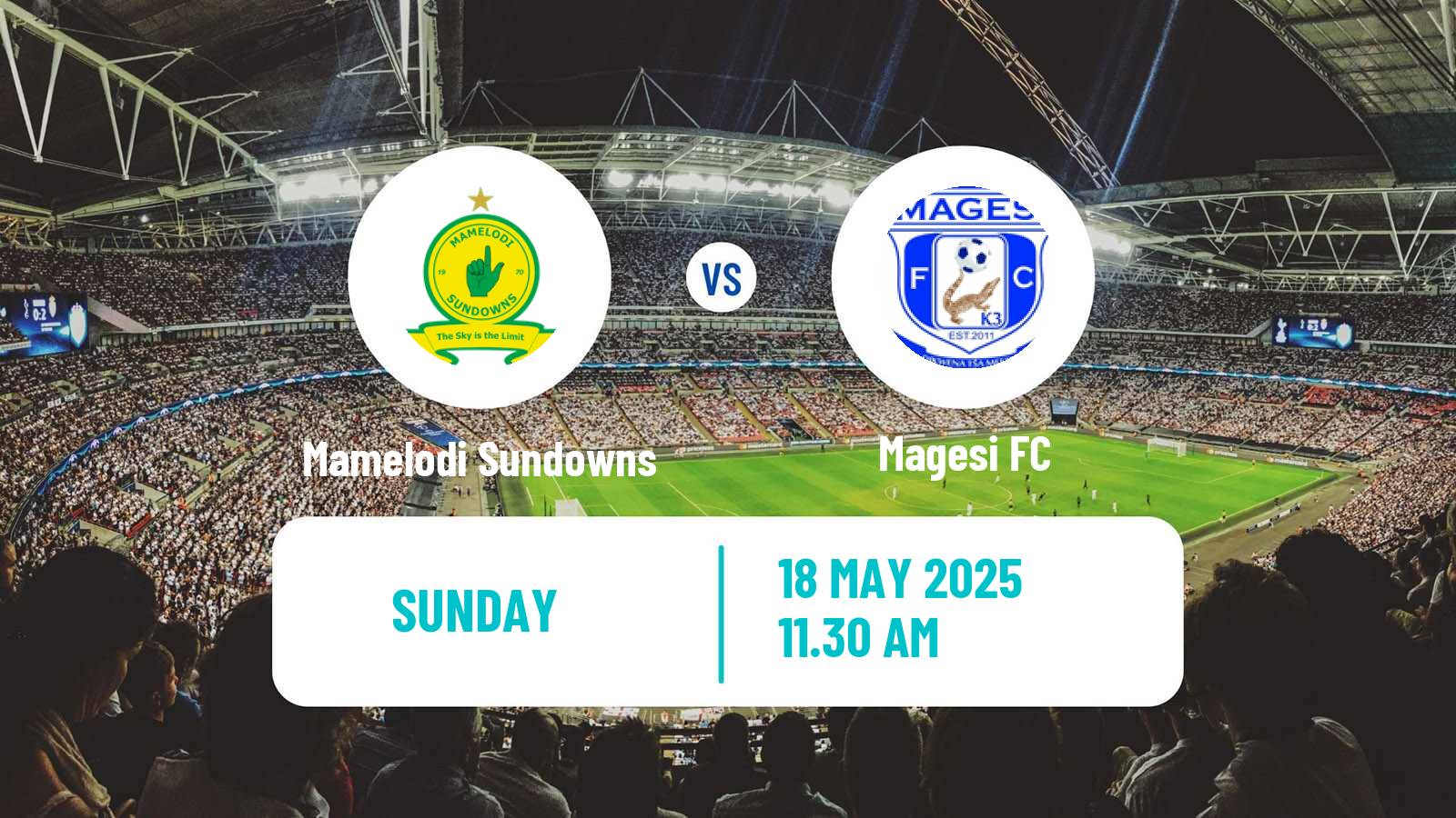 Soccer South African Premier Soccer League Mamelodi Sundowns - Magesi