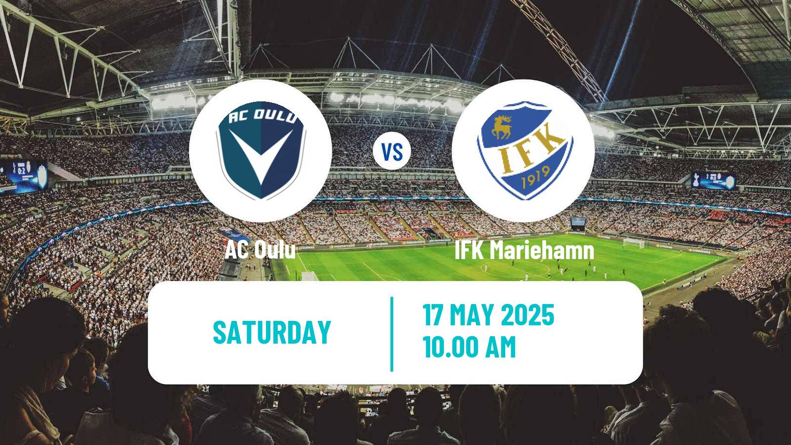Soccer Finnish Veikkausliiga Oulu - IFK Mariehamn
