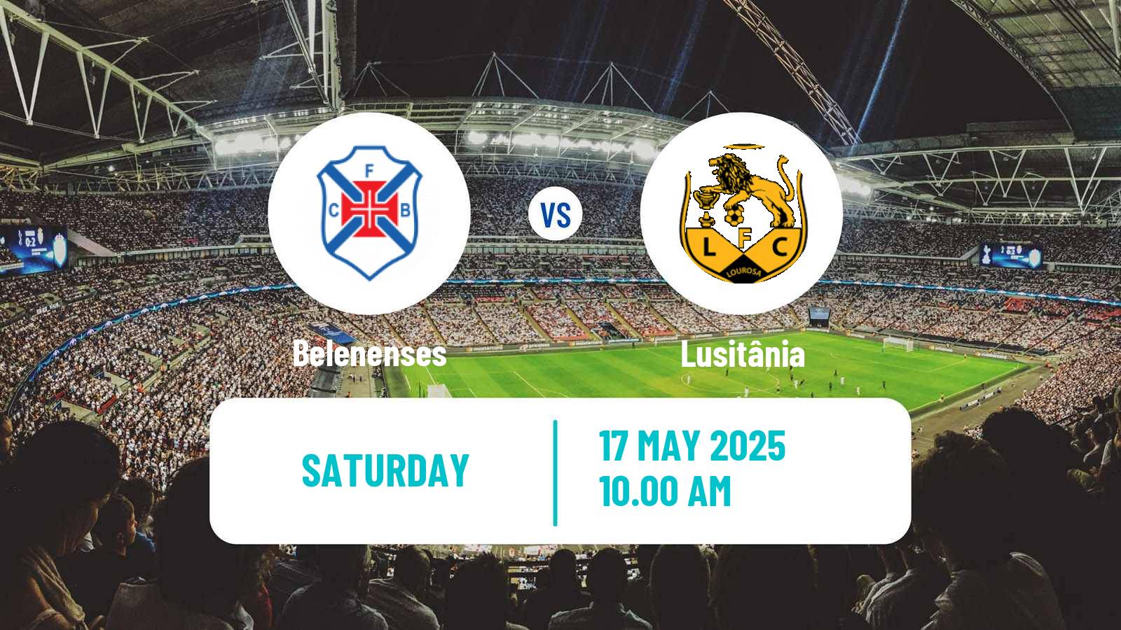 Soccer Portuguese Liga 3 Belenenses - Lusitânia