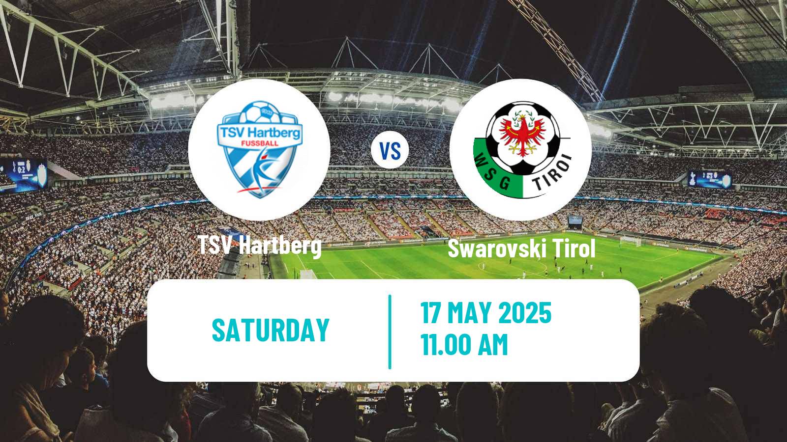 Soccer Austrian Bundesliga Hartberg - Swarovski Tirol