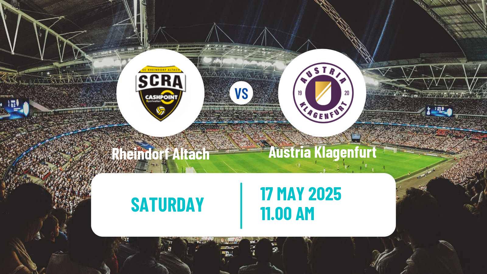 Soccer Austrian Bundesliga Rheindorf Altach - Austria Klagenfurt