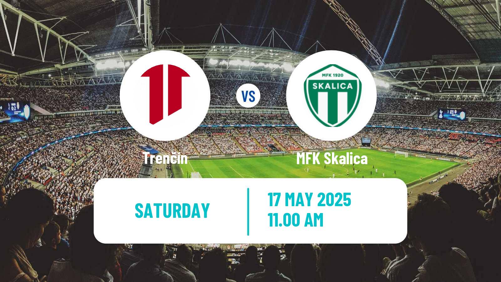 Soccer Slovak Superliga Trenčín - Skalica