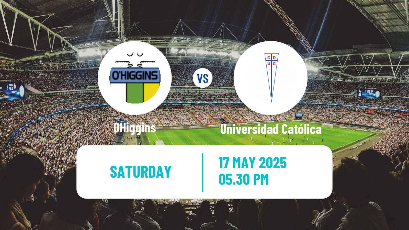 Soccer Chilean Primera Division OHiggins - Universidad Católica