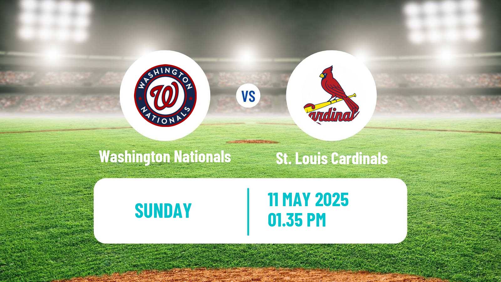 Baseball MLB Washington Nationals - St. Louis Cardinals