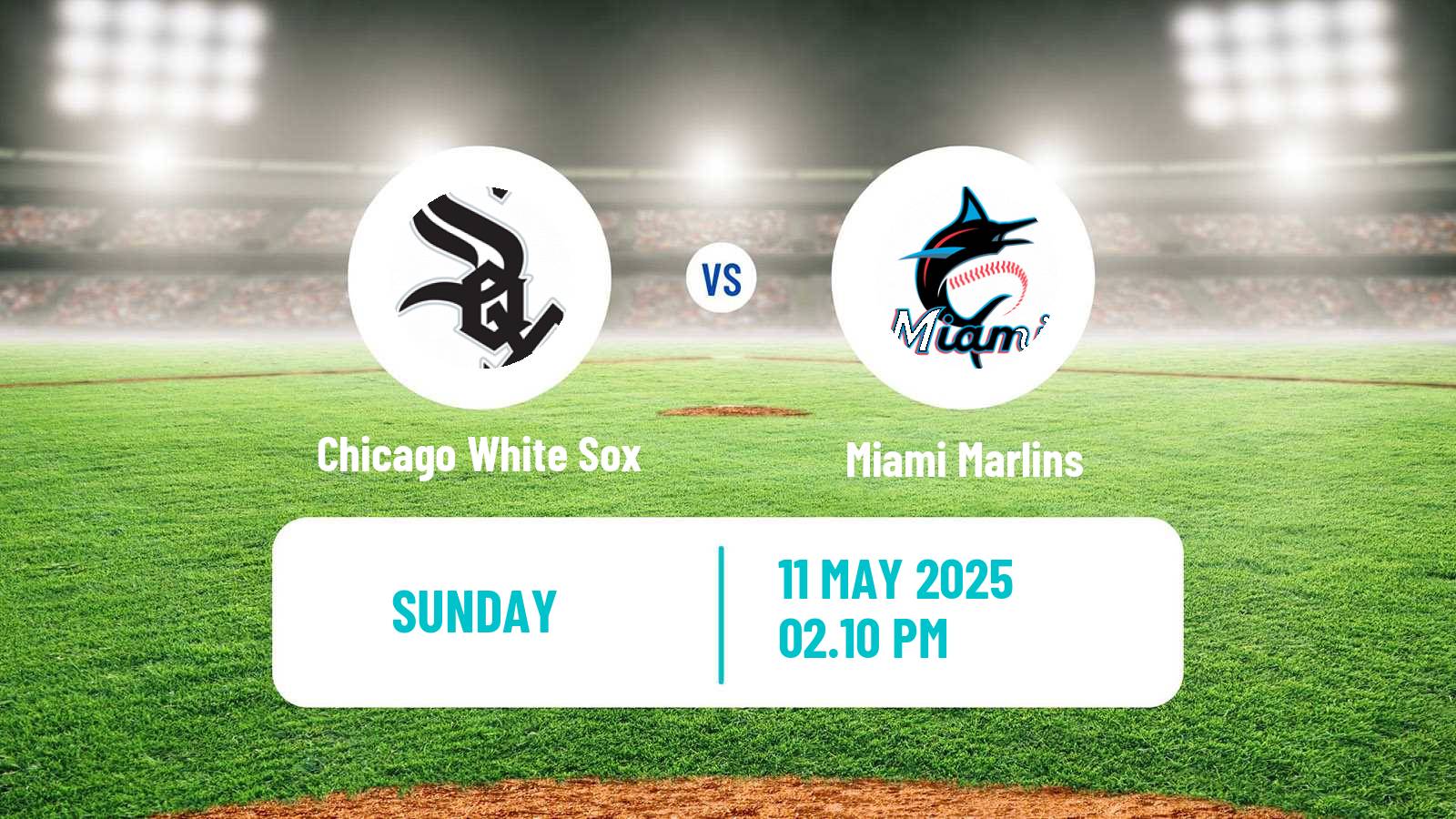 Baseball MLB Chicago White Sox - Miami Marlins
