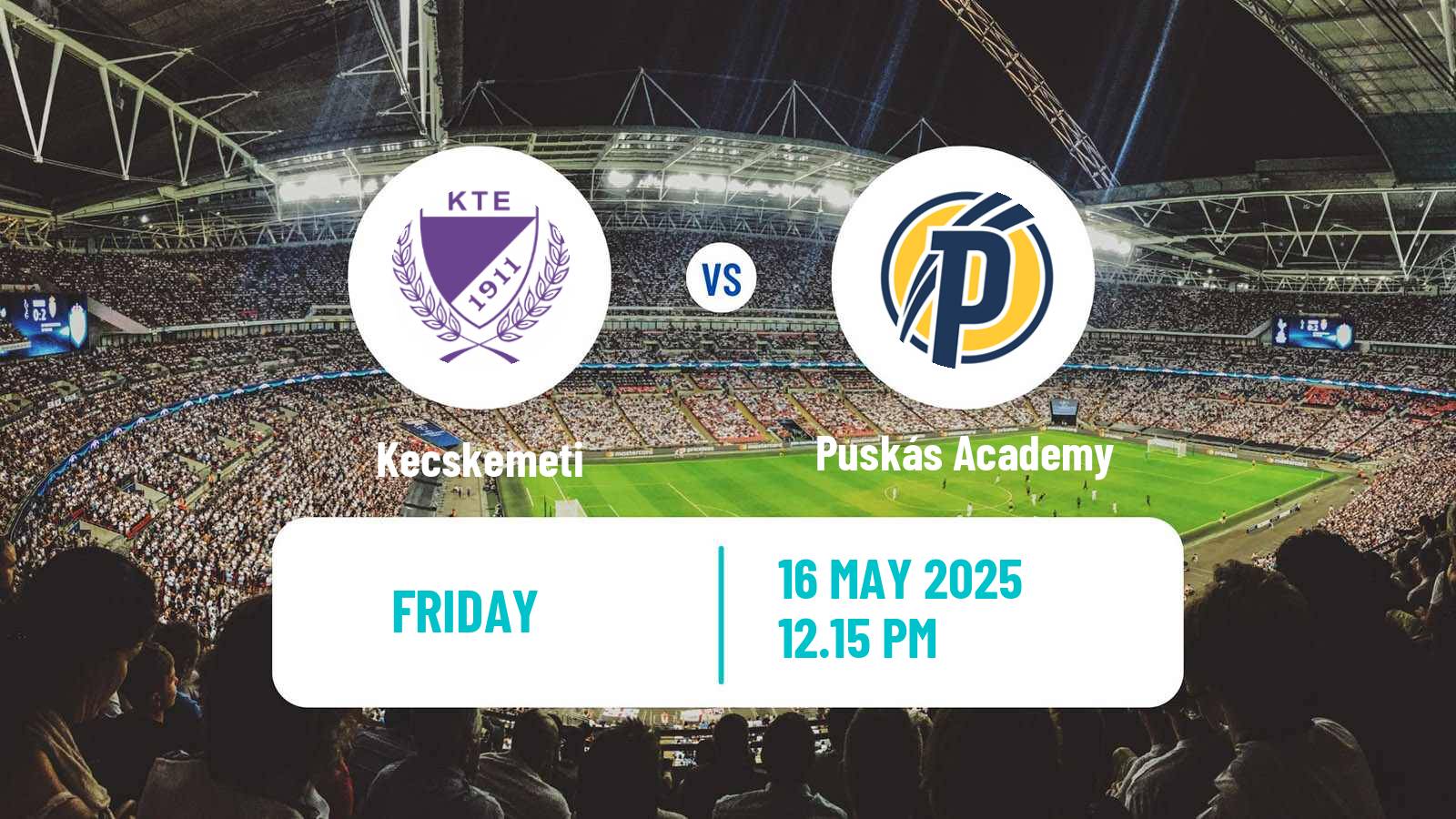 Soccer Hungarian NB I Kecskemeti - Puskás Academy