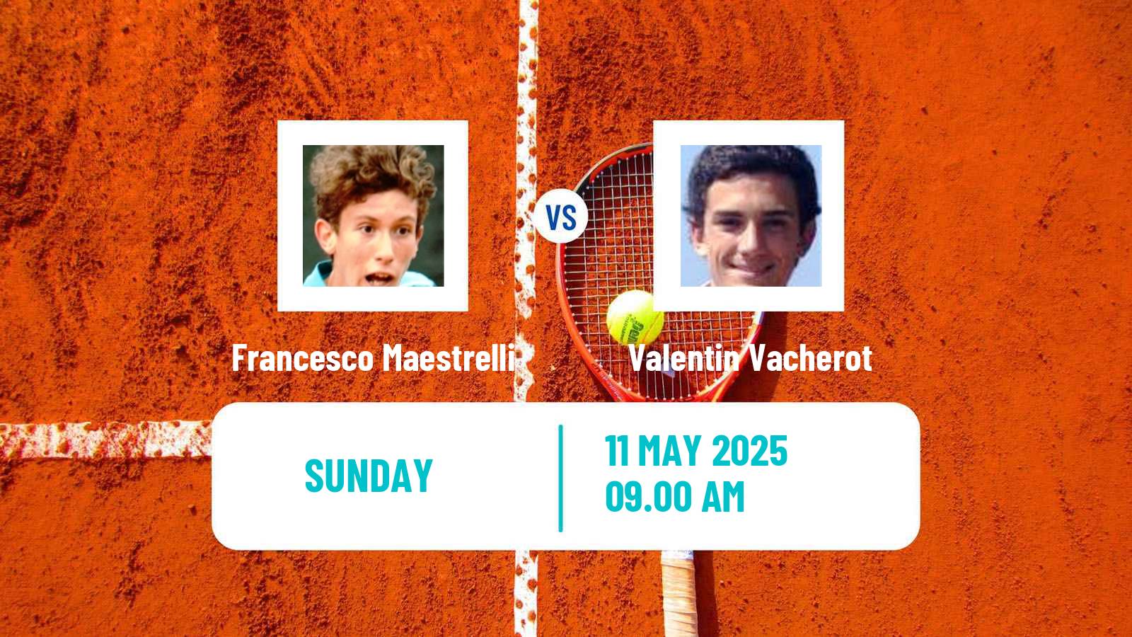 Tennis Francavilla Challenger Men Francesco Maestrelli - Valentin Vacherot