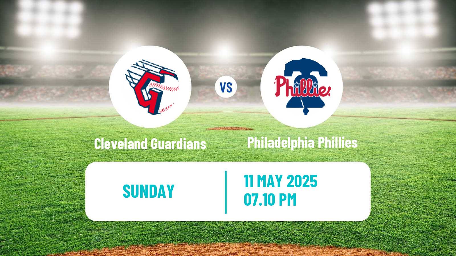Baseball MLB Cleveland Guardians - Philadelphia Phillies