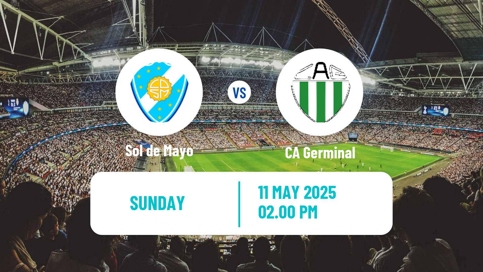 Soccer Argentinian Torneo Federal Sol de Mayo - Germinal