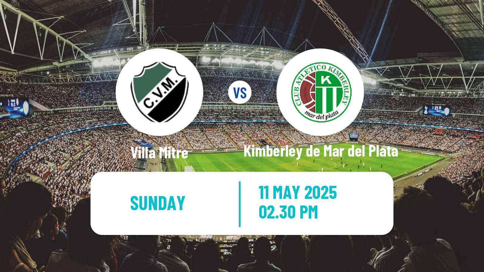 Soccer Argentinian Torneo Federal Villa Mitre - Kimberley de Mar del Plata