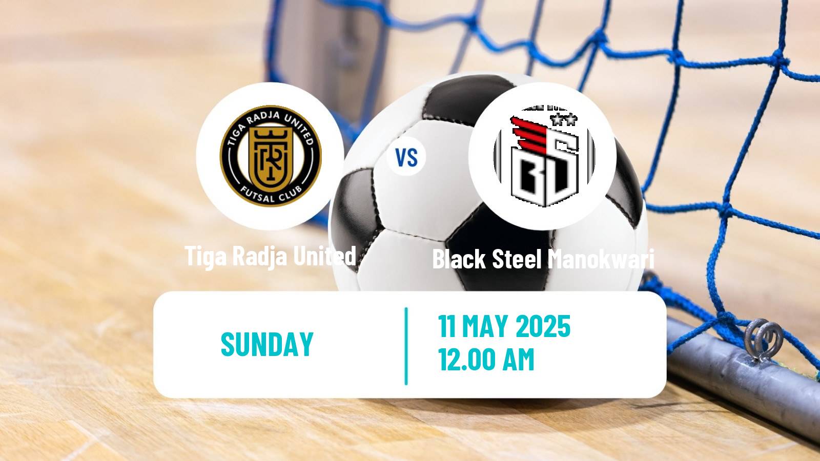 Futsal Indonesian Pro Futsal League Tiga Radja United - Black Steel Manokwari
