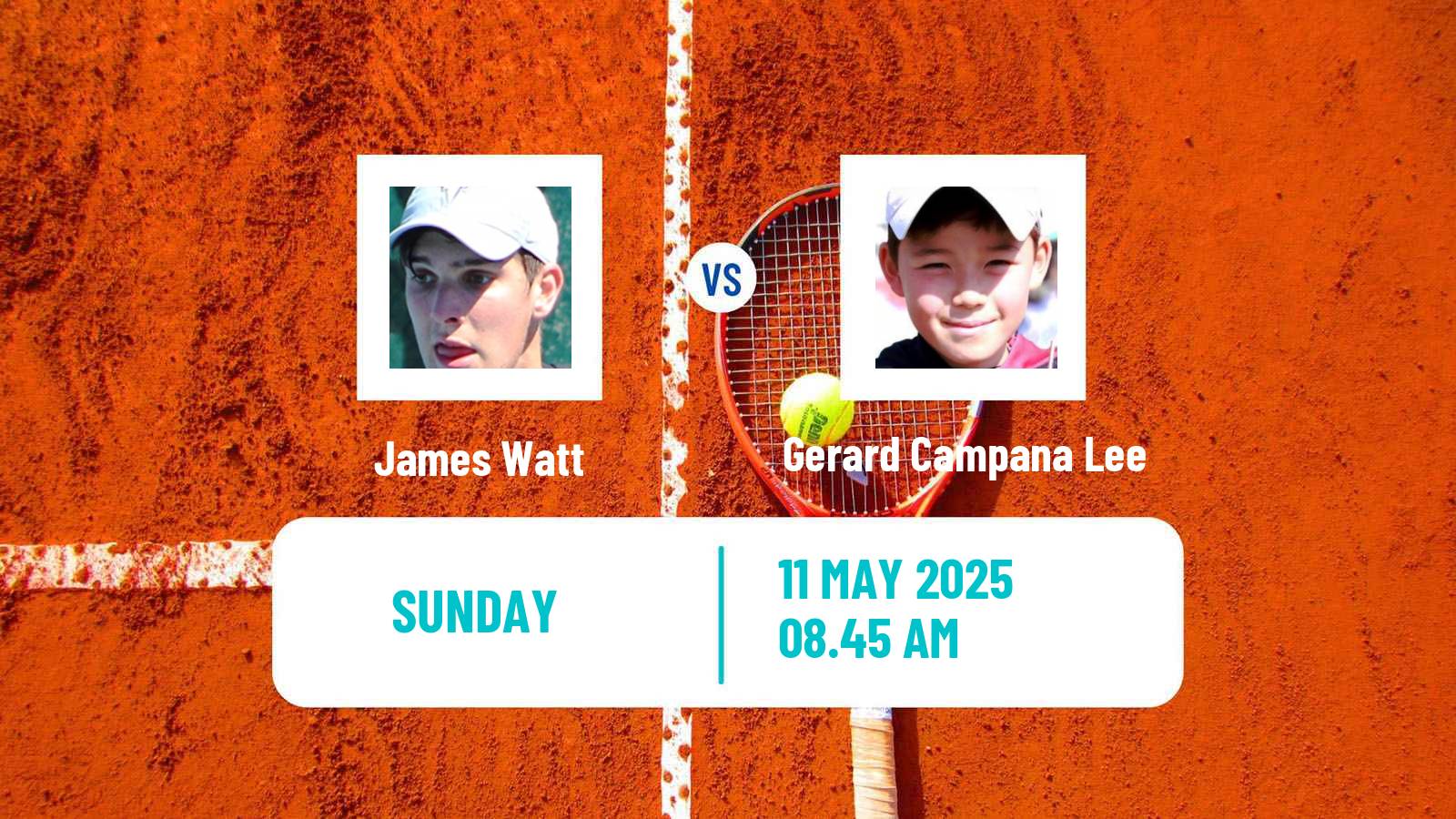 Tennis Tunis Challenger Men James Watt - Gerard Campana Lee