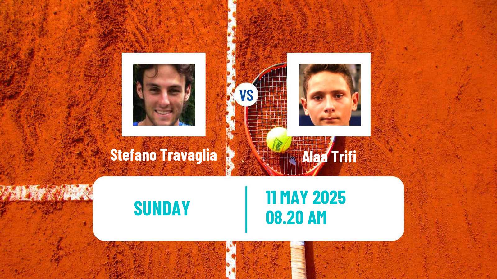 Tennis Tunis Challenger Men Stefano Travaglia - Alaa Trifi