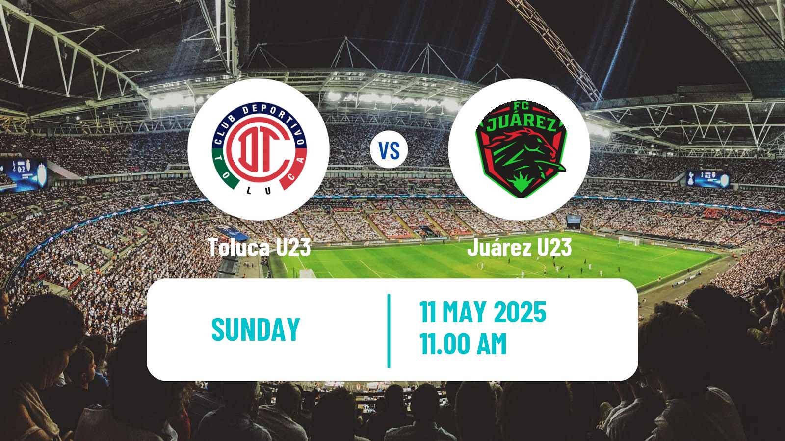 Soccer Mexican Liga MX U23 Toluca U23 - Juárez U23