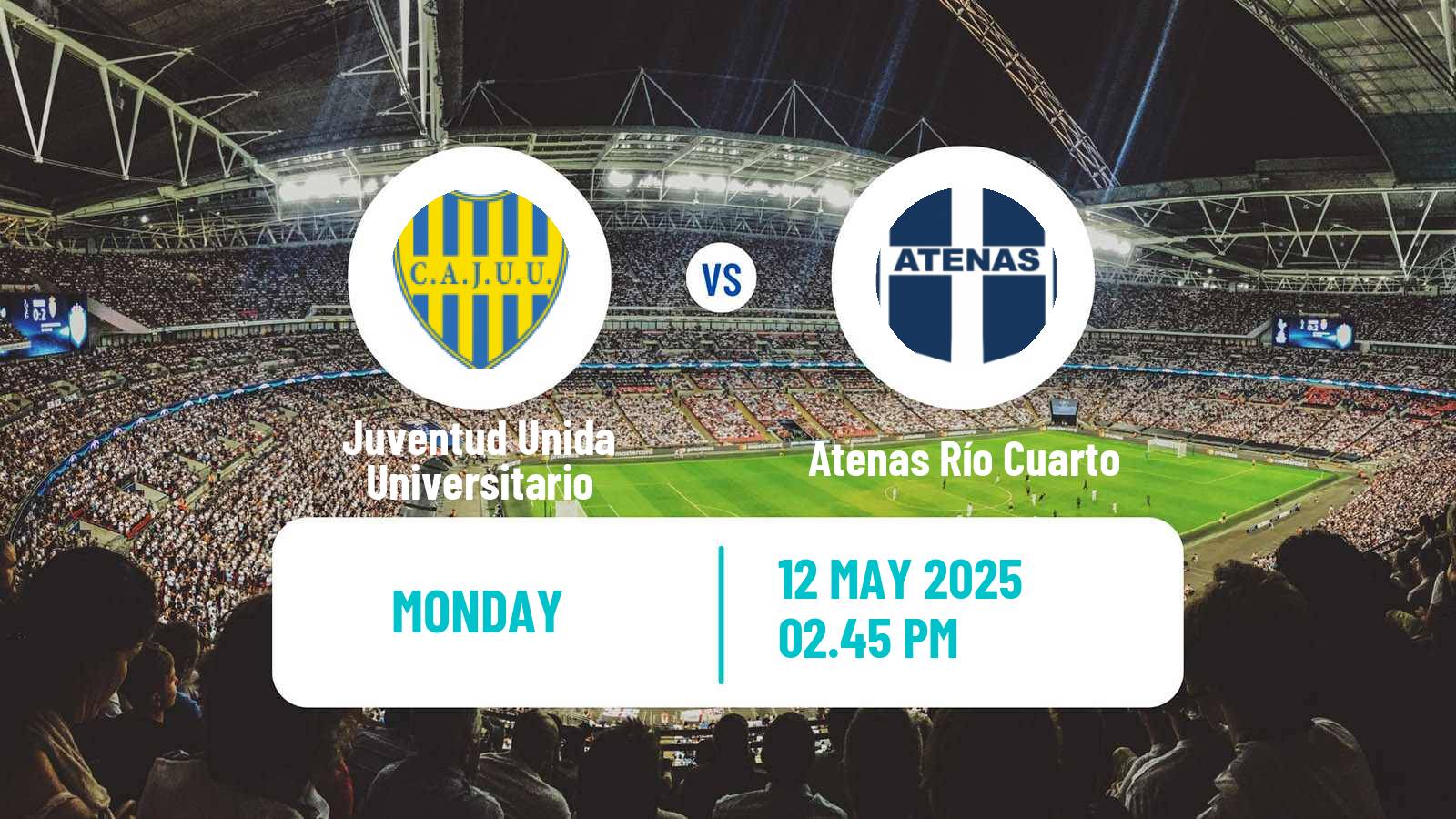Soccer Argentinian Torneo Federal Juventud Unida Universitario - Atenas Río Cuarto