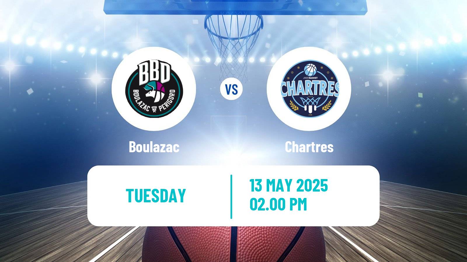 Basketball French LNB Pro B Boulazac - Chartres