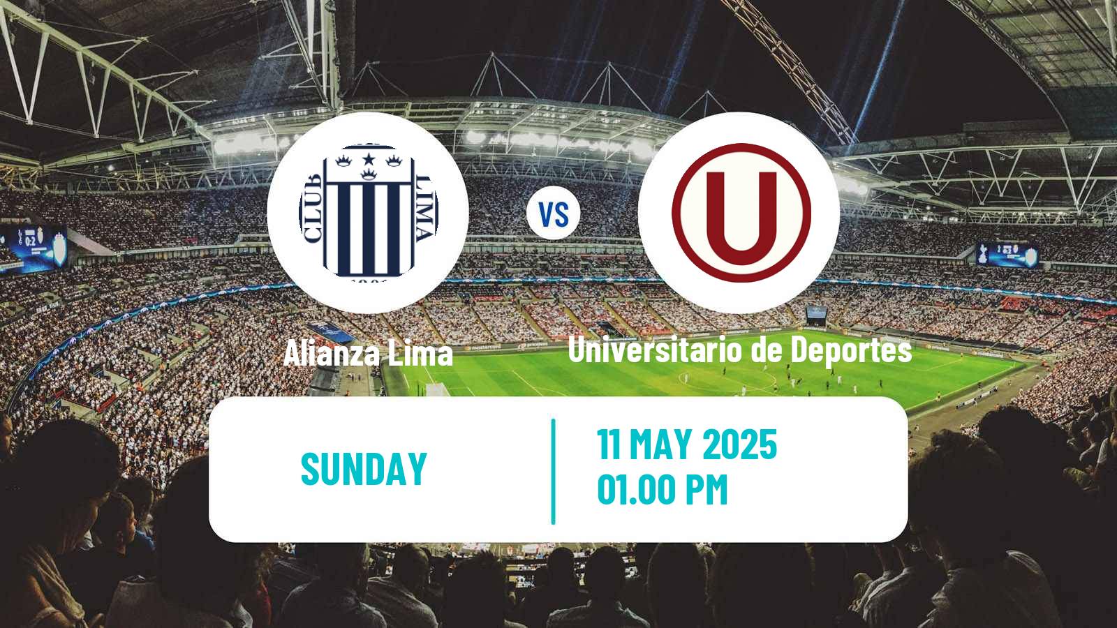 Soccer Peruvian Liga Women Alianza Lima - Universitario de Deportes
