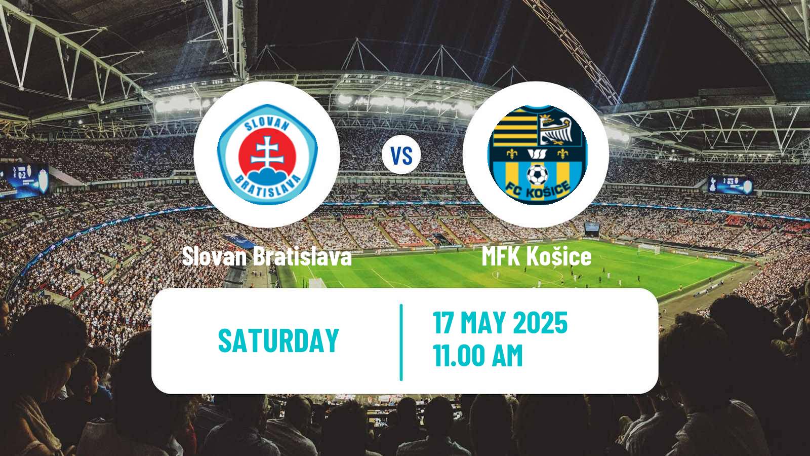 Soccer Slovak Superliga Slovan Bratislava - MFK Košice