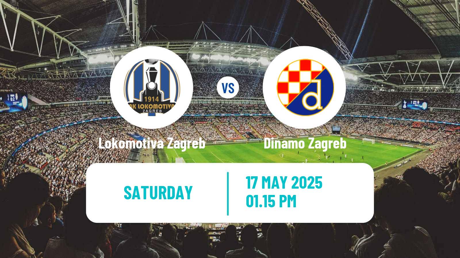 Soccer Croatian HNL Lokomotiva Zagreb - Dinamo Zagreb
