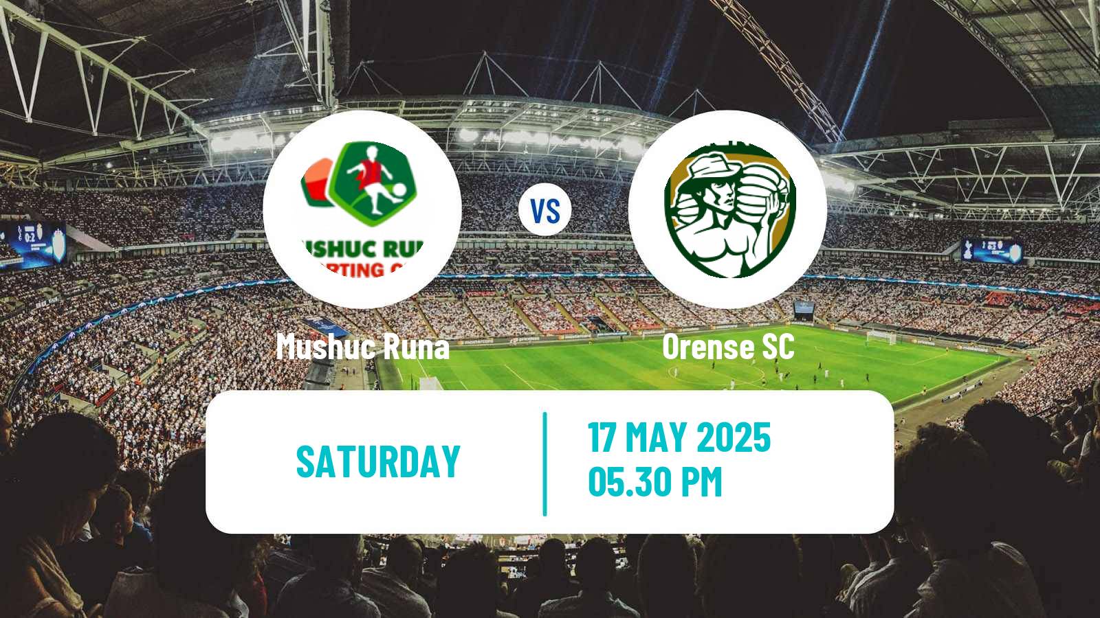 Soccer Ecuadorian Liga Pro Mushuc Runa - Orense