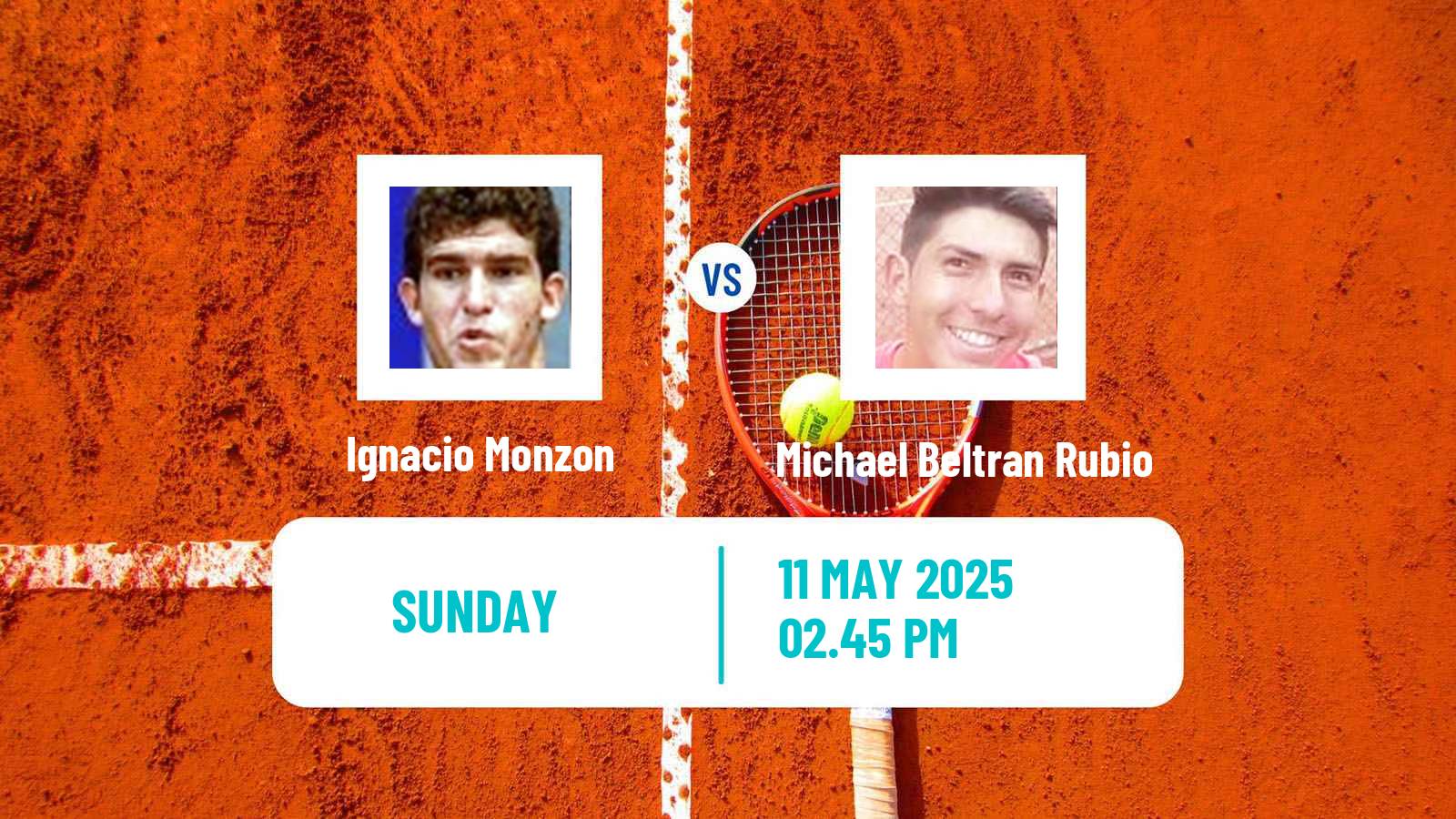 Tennis Bogota Challenger Men 2025 Ignacio Monzon - Michael Beltran Rubio