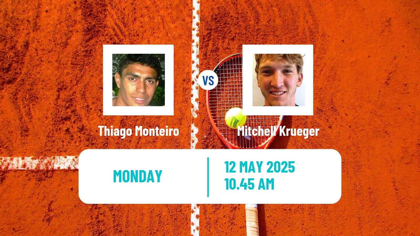 Tennis Oeiras 6 Challenger Men Thiago Monteiro - Mitchell Krueger