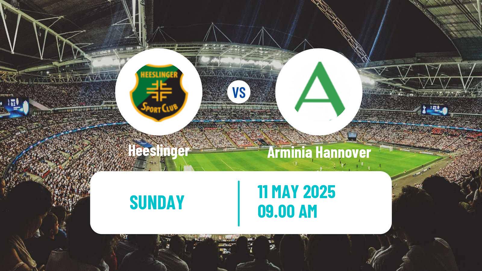 Soccer German Oberliga Niedersachsen Heeslinger - Arminia Hannover
