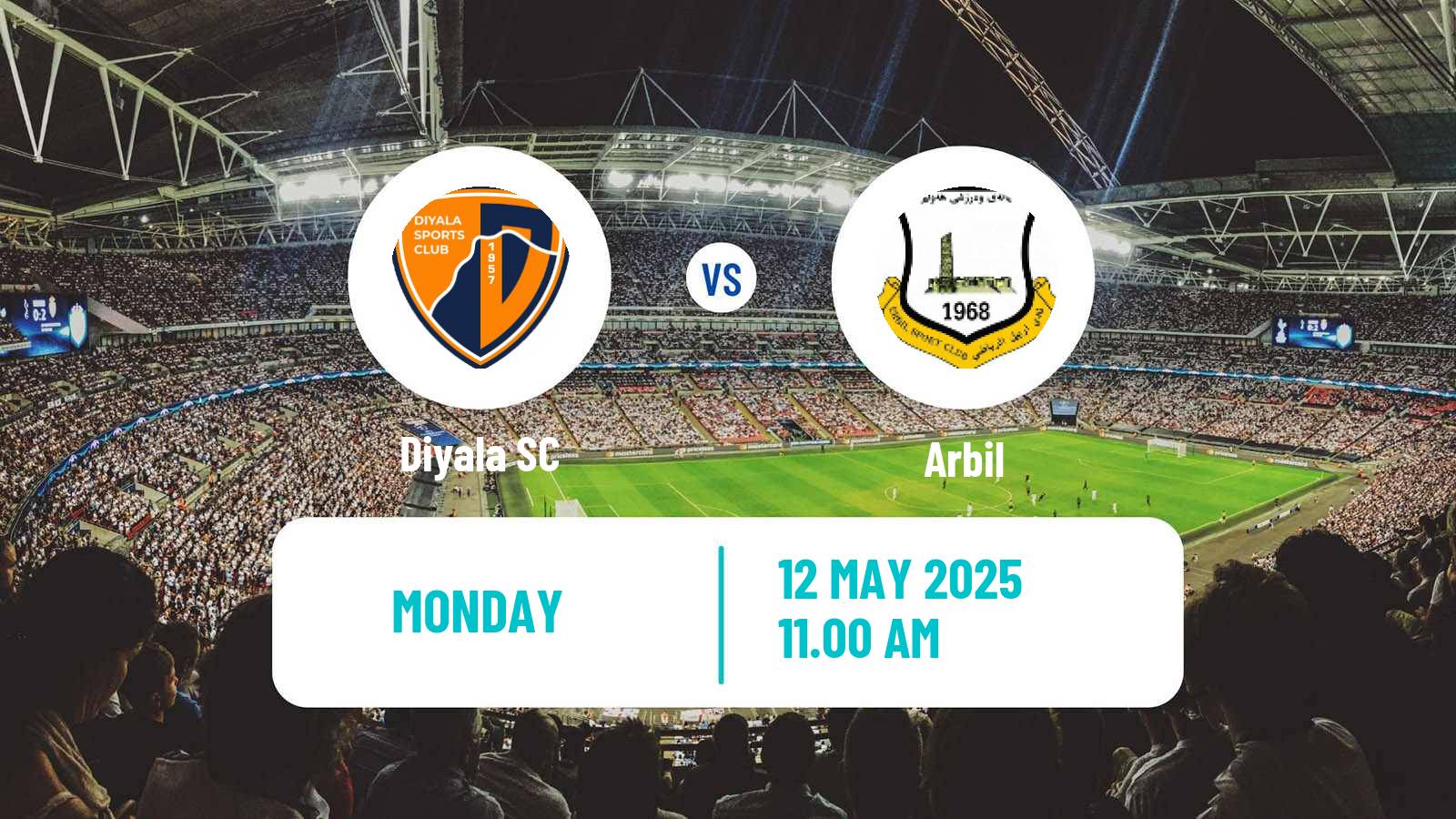Soccer Iraqi Premier League Diyala - Arbil