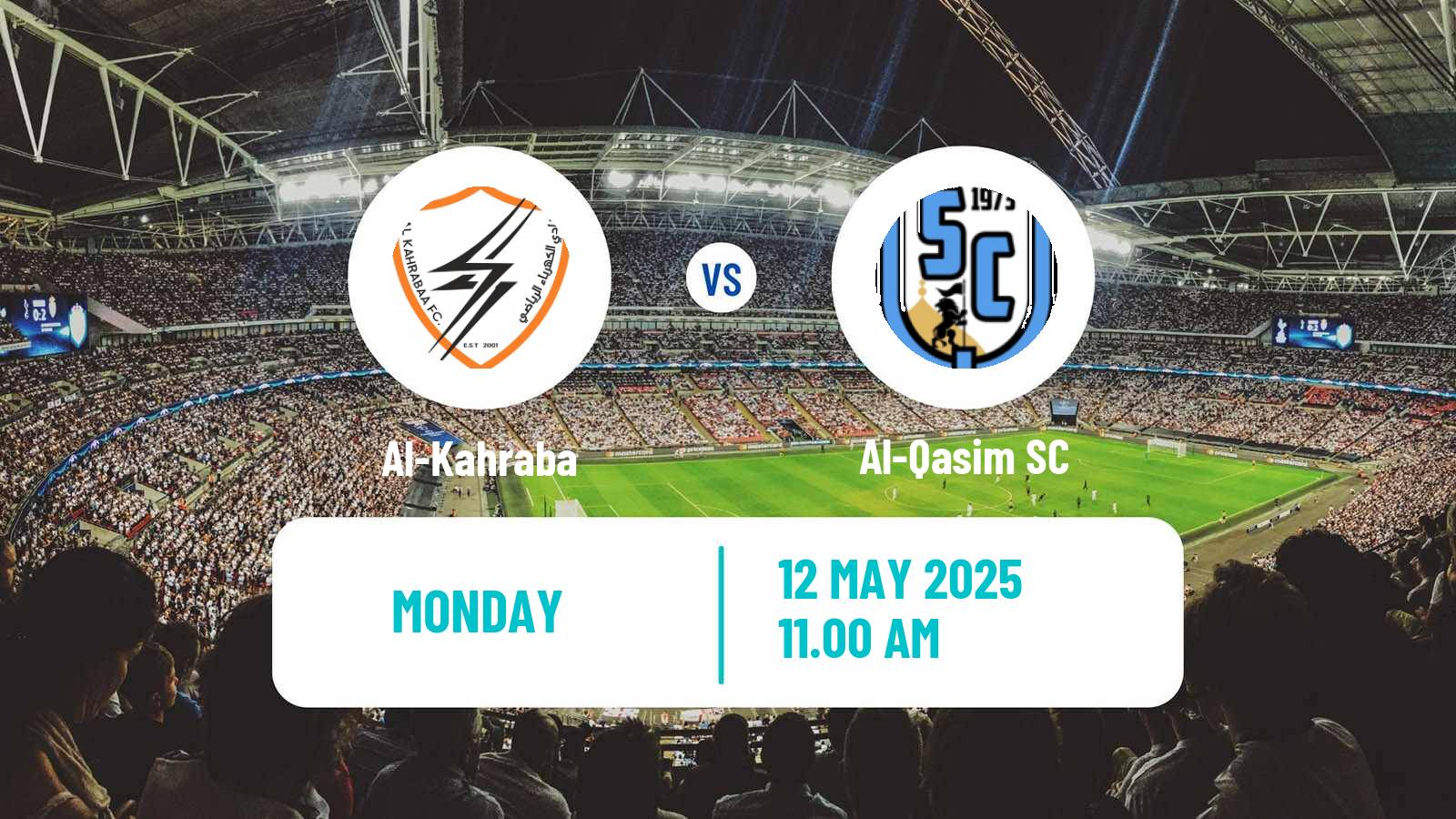 Soccer Iraqi Premier League Al-Kahraba - Al-Qasim