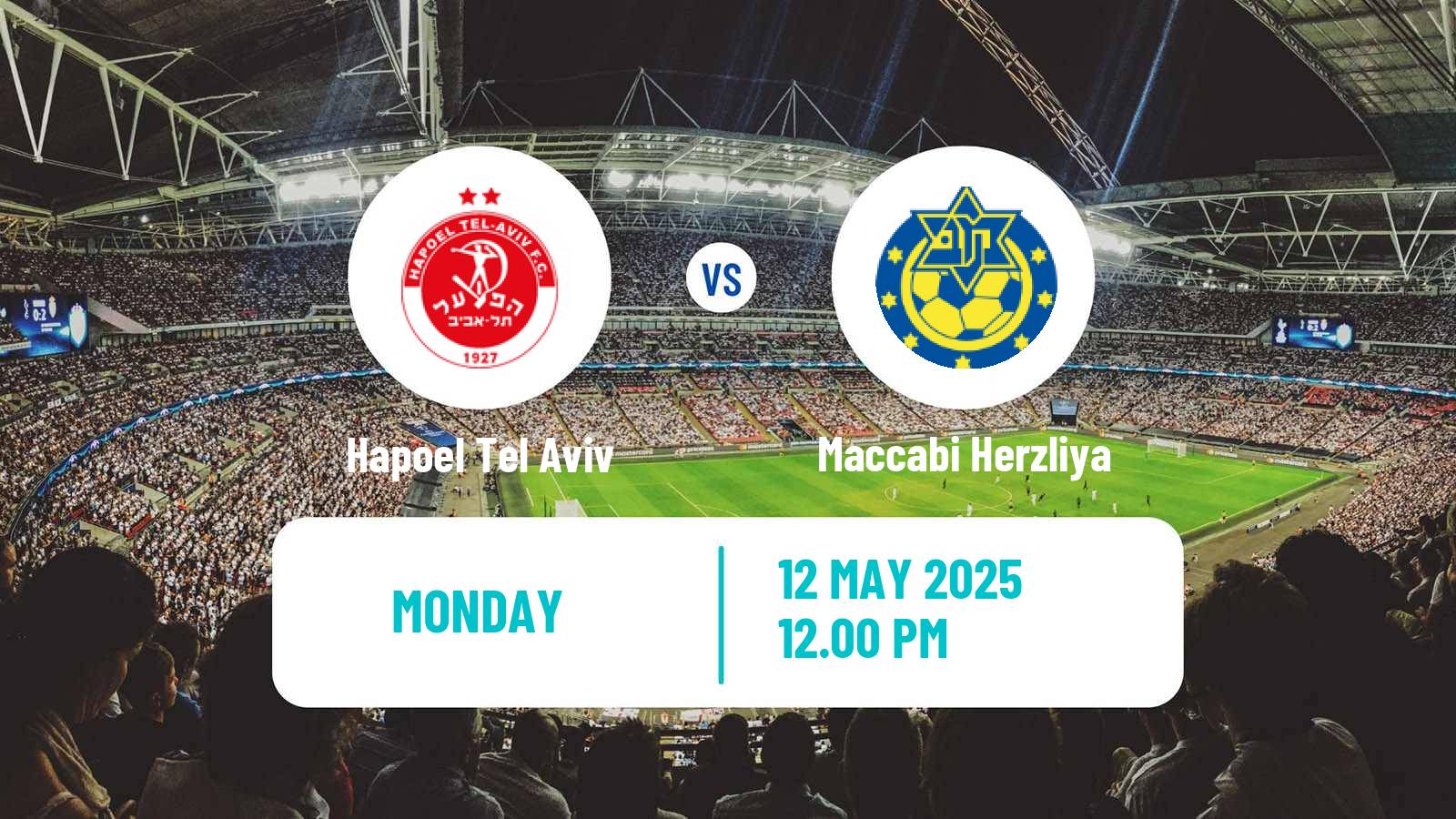 Soccer Israeli Liga Leumit Hapoel Tel Aviv - Maccabi Herzliya