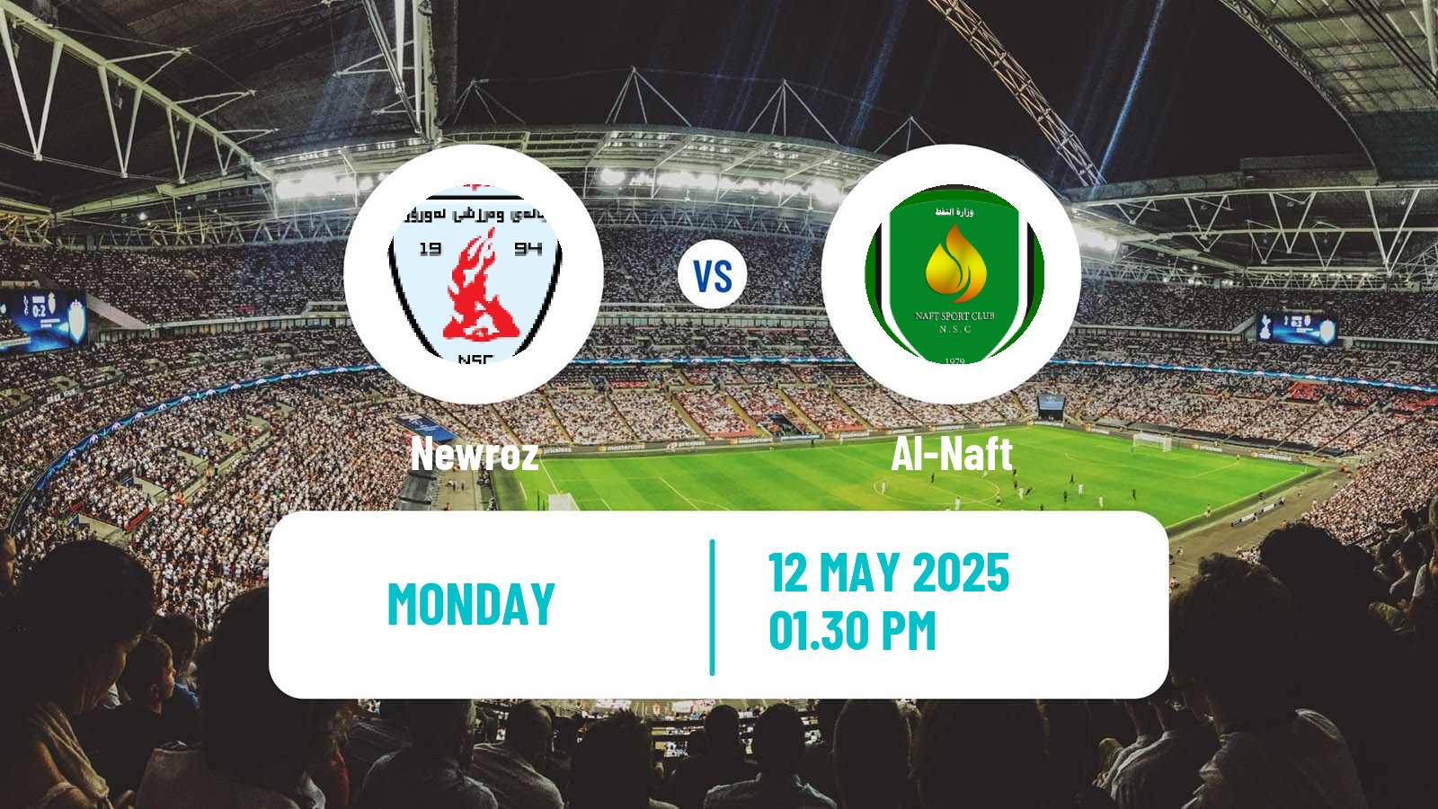 Soccer Iraqi Premier League Newroz - Al-Naft