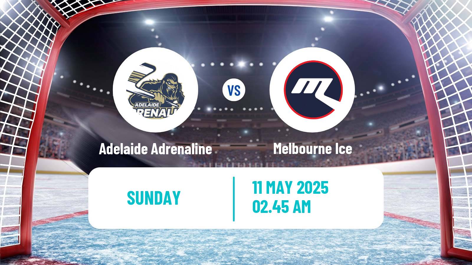 Hockey Australian Ice Hockey League Adelaide Adrenaline - Melbourne Ice