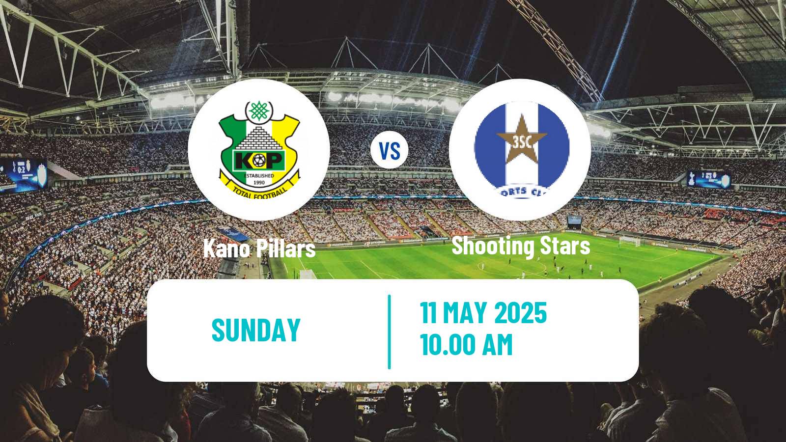 Soccer Nigerian Premier League Kano Pillars - Shooting Stars