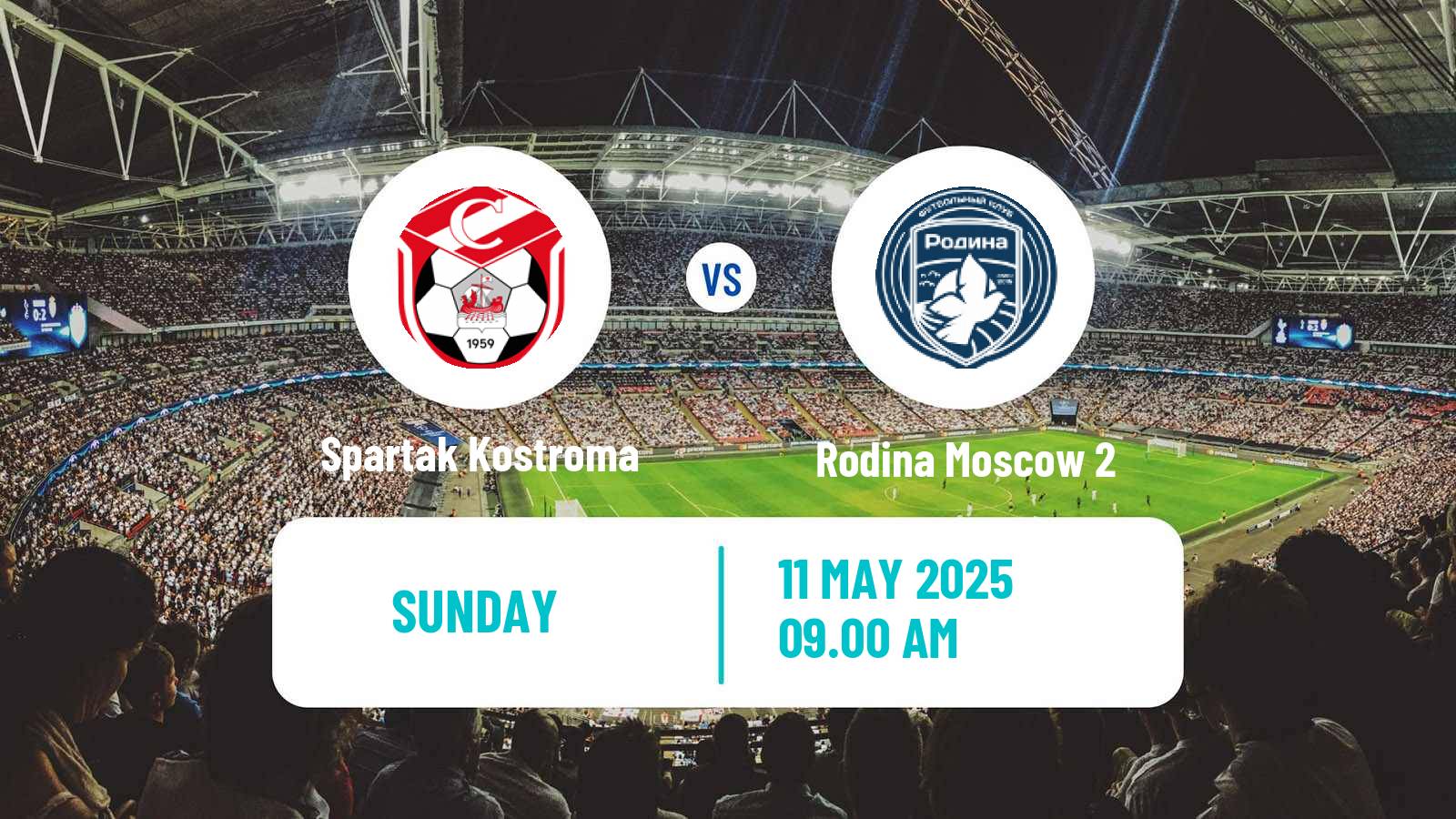 Soccer Russian FNL 2 Division A Gold Spartak Kostroma - Rodina Moscow 2