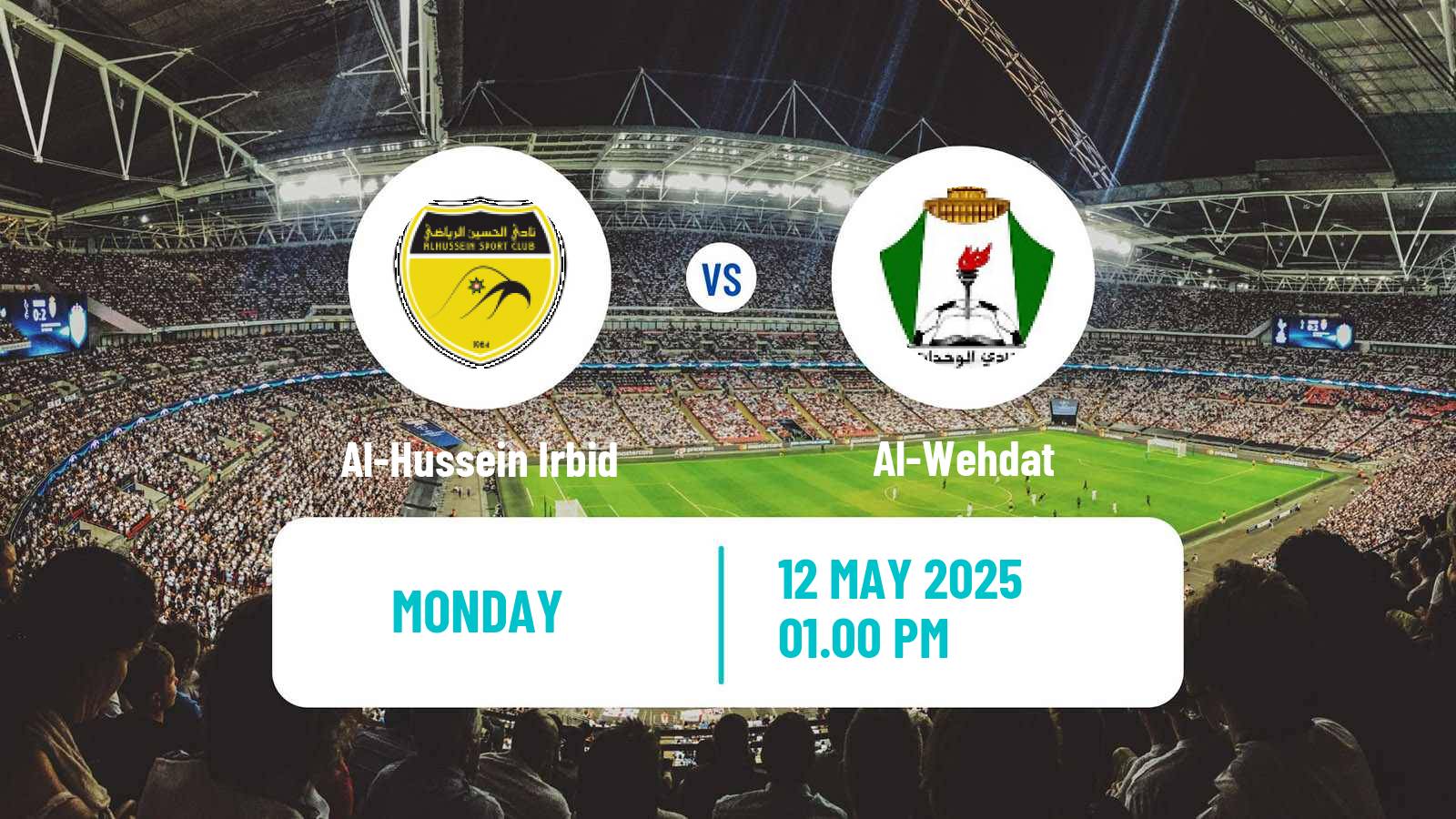 Soccer Jordan Cup Al-Hussein Irbid - Al-Wehdat