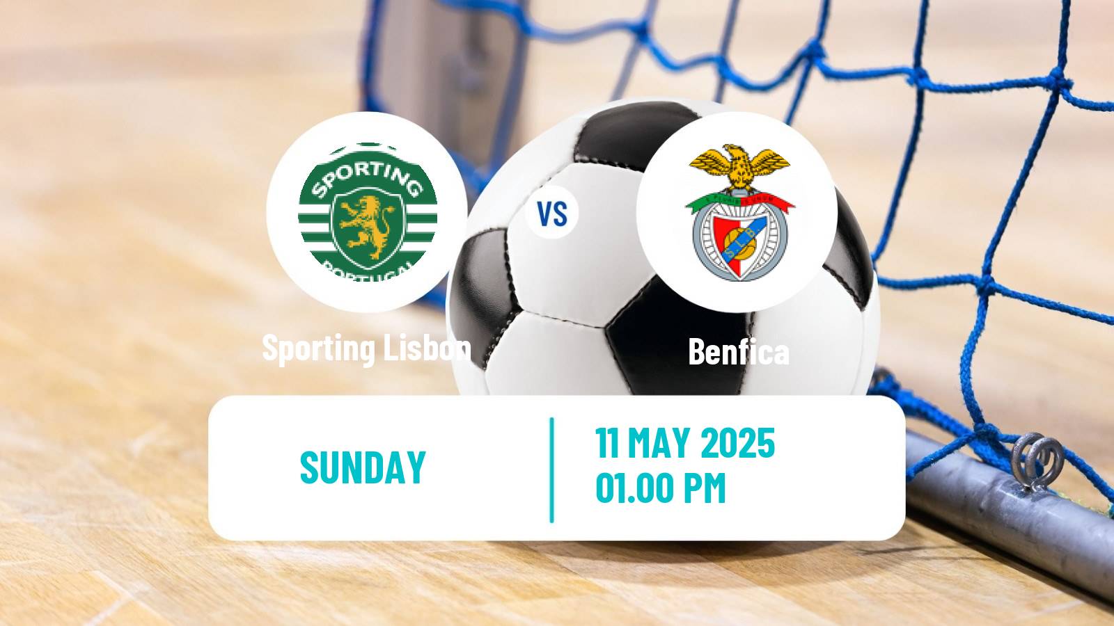 Futsal Portuguese 1ª divisão Futsal Sporting Lisbon - Benfica