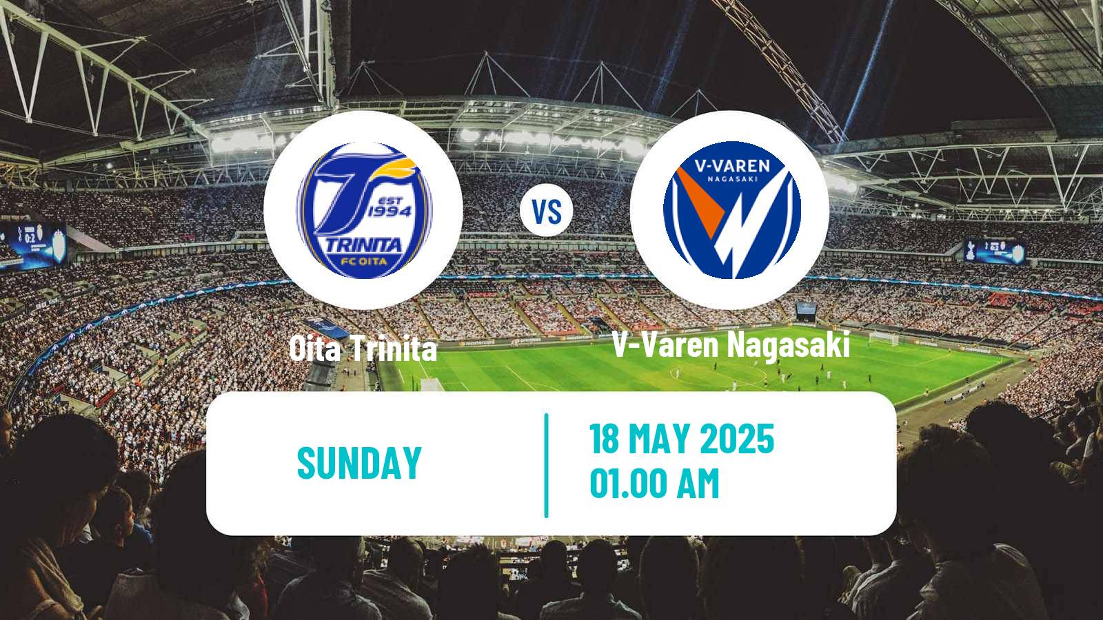 Soccer Japan J2 League Oita Trinita - V-Varen Nagasaki